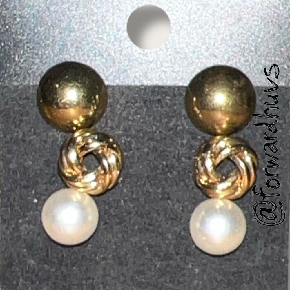 Bundle Sale 3 for $15 | Set of Three Pairs Stud Earrings - Picture 5 of 6